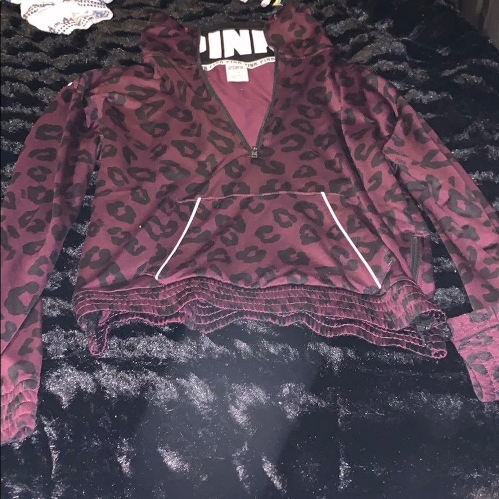 Pink hoodie